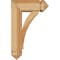 Ekena Millwork Thorton Arts and Crafts Rough Sawn Bracket w/ Offset Brace, Western Red Cedar, 6"W x 14"D x 22"H BKT0604X14X22THR03RWR - alternate 2